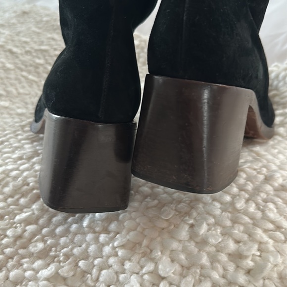 Italian black suede boots - Picture 3 of 8